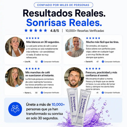 AVALER™ Purple Mouthwash  Sonríe con más confianza.